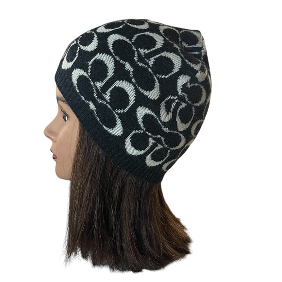 NWOT -COACH Unisex Logo Wool Blended Beanie OS main image 13